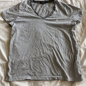 Polo Ralph Lauren Women's Striped V-neck T-shirt